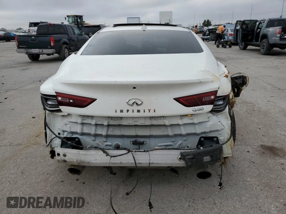 2018 Infiniti Q60 Sport with VIN JN1EV7EK1JM342872, listed as a Copart auction lot 68375312 with Not Provided miles and . Bid and sale history available at DreamBid. Image 6.
