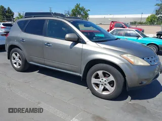 2003 Nissan Murano SL with VIN JN8AZ08WX3W235773, listed as a IAAI auction lot 42184866 with 230,061 mi miles and . Bid and sale history available at carsss.com. Image 1.