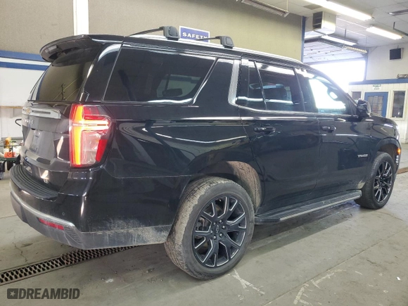 2023 Chevrolet Tahoe LT with VIN 1GNSKNKTXPR357772, listed as a Copart auction lot 46880395 with 51,428 mi miles and Salvage Title. Bid and sale history available at carsss.com. Image 3.