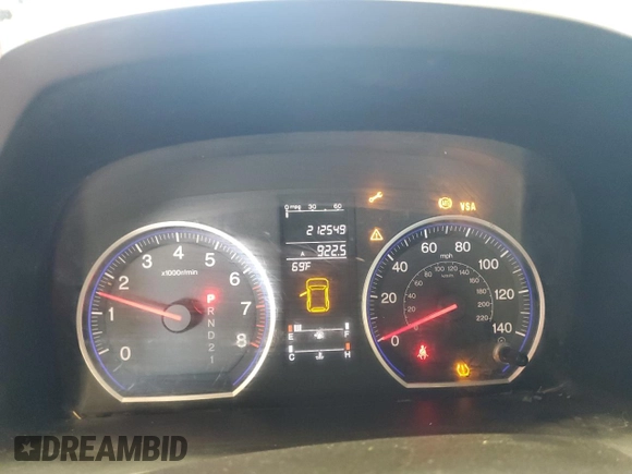 2008 Honda CR-V EX-L with VIN JHLRE48748C030195, listed as a Copart auction lot 57140575 with 212,549 mi miles and Clean Title. Bid and sale history available at DreamBid. Image 9.