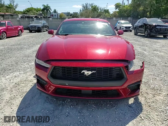 2024 Ford Mustang EcoBoost with VIN 1FA6P8TH0R5118769, listed as a Copart auction lot 52947385 with 8,296 mi miles and Salvage Title. Bid and sale history available at carsss.com. Image 13.