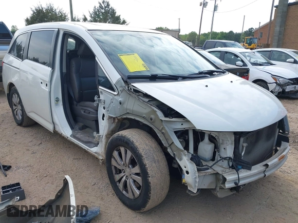 2015 Honda Odyssey EX-L z VIN 5FNRL5H61FB055684, wystawiony jako IAAI lot #42013480 z przebiegiem 221 381 mil mil oraz . Historia ofert i sprzedaży dostępna na DreamBid. Obrazek 1.