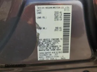 2015 Nissan Altima S with VIN 1N4AL3AP3FC483280, listed as a Copart auction lot 52982465 with 147,256 mi miles and Clean Title. Bid and sale history available at DreamBid. Image 12.
