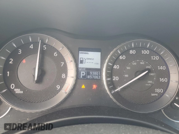 2011 Infiniti M with VIN JN1AY1AR7BM570737, listed as a Copart auction lot 50538705 with 93,801 mi miles and Non Repairable. Bid and sale history available at carsss.com. Image 9.