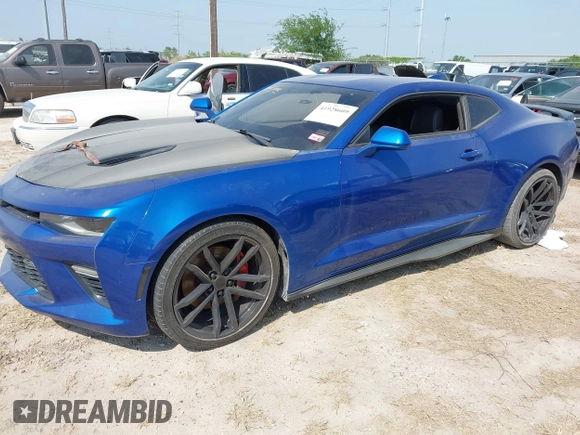 2018 Chevrolet Camaro 2SS z VIN 1G1FH1R73J0157556, wystawiony jako IAAI lot #41928609 z przebiegiem 88 730 mil mil oraz . Historia ofert i sprzedaży dostępna na DreamBid. Obrazek 2.