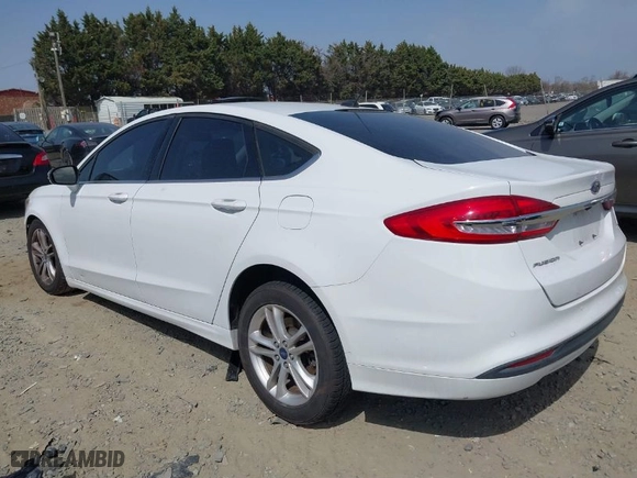 2018 Ford Fusion SE with VIN 3FA6P0H75JR278410, listed as a IAAI auction lot 41829129 with 135,404 mi miles. Bid and sale history available at carsss.com. Image 3.
