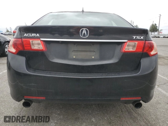 2012 Acura TSX Tech Pkg with VIN JH4CU2F68CC004128, listed as a Copart auction lot 53658495 with 161,851 mi miles and Salvage Title. Bid and sale history available at carsss.com. Image 6.