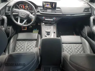 2020 Audi SQ5 Premium Plus with VIN WA1B4AFY6L2113888, listed as a Copart auction lot 60945124 with Not Provided miles and Salvage Title. Bid and sale history available at DreamBid. Image 8.