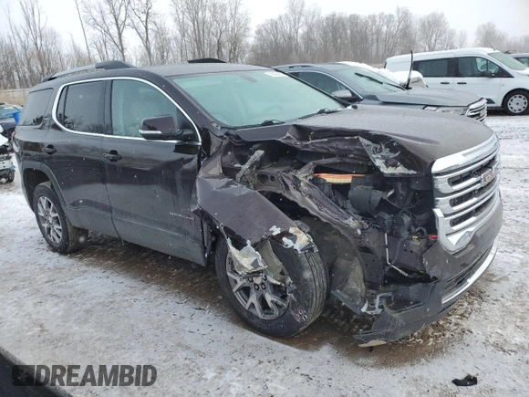 2020 GMC Acadia SLT with VIN 1GKKNULS0LZ175173, listed as a Copart auction lot 43454955 with 69,273 mi miles and Salvage title. Bid and sale history available at DreamBid. Image 4.