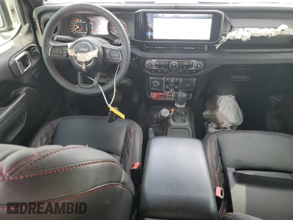 2024 Jeep Wrangler Rubicon X with VIN 1C4RJXFG2RW153197, listed as a Copart auction lot 76521384 with 3,897 mi miles and Salvage title. Bid and sale history available at DreamBid. Image 8.