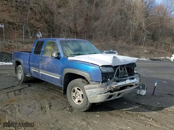 2004 Chevrolet Silverado 1500 Z71 with VIN 1GCEK19T84E102867, listed as a Copart auction lot 43846725 with 191,577 mi miles and Non Repairable. Bid and sale history available at carsss.com. Image 10.