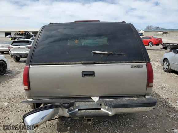 1999 Chevrolet Tahoe with VIN 1GNEC13RXXJ481481, listed as a Copart auction lot 50137645 with 233,418 mi miles and Salvage Title. Bid and sale history available at carsss.com. Image 6.