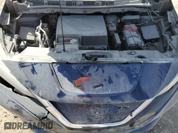 2021 Nissan LEAF SV Plus with VIN 1N4BZ1CV0MC556041, listed as a Copart auction lot 47408545 with 25,052 mi miles and Salvage title. Bid and sale history available at DreamBid. Image 11.