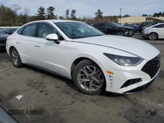 2023 Hyundai Sonata SEL with VIN KMHL64JA8PA283323, listed as a Copart auction lot 45757175 with 22,949 mi miles and Salvage Title. Bid and sale history available at DreamBid. Image 4.