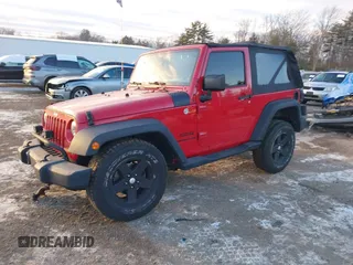 2014 Jeep Wrangler Sport with VIN 1C4AJWAG9EL295931, listed as a IAAI auction lot 41362815 with 104,881 mi miles and . Bid and sale history available at carsss.com. Image 20.
