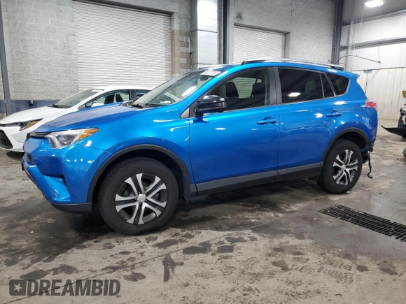 2017 Toyota RAV4 LE with VIN JTMBFREV8HJ141257, listed as a Copart auction lot 54527785 with 125,423 mi miles and Salvage Title. Bid and sale history available at DreamBid. Image 1.