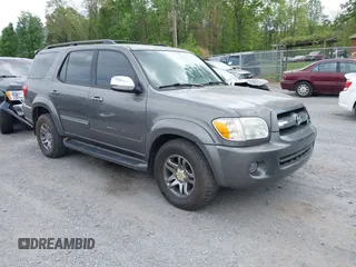 2007 Toyota Sequoia Limited with VIN 5TDBT48A57S292630, listed as a IAAI auction lot 42123231 with 245,692 mi miles and . Bid and sale history available at DreamBid. Image 1.