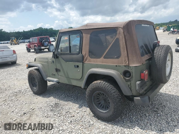 1998 Jeep Wrangler SE with VIN 1J4FY29P8WP784825, listed as a Copart auction lot 61581205 with 148,152 mi miles and Clean title. Bid and sale history available at DreamBid. Image 2.