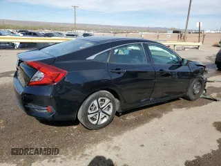 2017 Honda Civic Sedan LX with VIN 19XFC2F54HE009643, listed as a Copart auction lot 49723675 with 63,423 mi miles and Salvage Title. Bid and sale history available at carsss.com. Image 3.