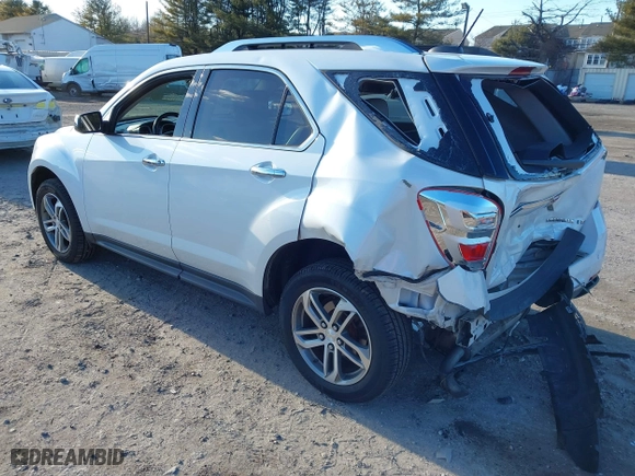 2016 Chevrolet Equinox LTZ with VIN 2GNALDEK9G1156539, listed as a IAAI auction lot 41639416 with 61,039 mi miles. Bid and sale history available at carsss.com. Image 3.