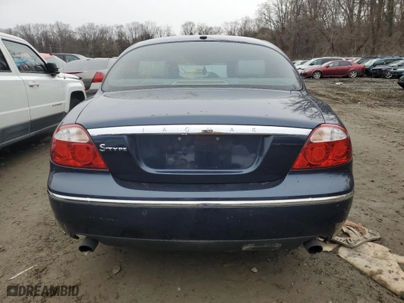 2007 Jaguar S-Type 3.0 with VIN SAJWA01A37FN79962, listed as a Copart auction lot 44360005 with 0 mi miles and Salvage Title. Bid and sale history available at carsss.com. Image 6.