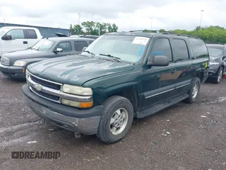 2002 Chevrolet Suburban LT with VIN 1GNEC16ZX2J248205, listed as a IAAI auction lot 42188458 with 343,846 mi miles and . Bid and sale history available at DreamBid. Image 2.