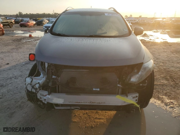 2010 Nissan Murano S with VIN JN8AZ1MUXAW000202, listed as a Copart auction lot 47123175 with 50,469 mi miles and Salvage Title. Bid and sale history available at carsss.com. Image 5.