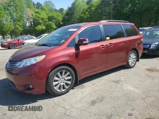 2014 Toyota Sienna XLE with VIN 5TDYK3DCXES487358, listed as a Copart auction lot 52381465 with 150,765 mi miles and Clean Title. Bid and sale history available at carsss.com. Image 1.