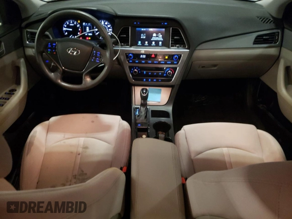 2017 Hyundai Sonata 2.4L with VIN 5NPE24AFXHH439523, listed as a Copart auction lot 46526535 with 99,689 mi miles and Salvage Title. Bid and sale history available at carsss.com. Image 8.