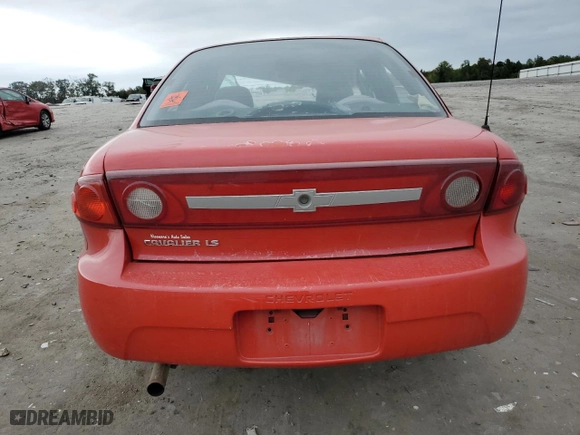 2003 Chevrolet Cavalier LS with VIN 1G1JF52F837290400, listed as a Copart auction lot 71530374 with 0 mi miles and Salvage Title. Bid and sale history available at carsss.com. Image 6.