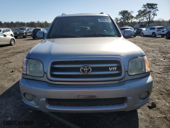 2003 Toyota Sequoia Limited with VIN 5TDBT48A23S185562, listed as a Copart auction lot 50999175 with 121,692 mi miles and Clean Title. Bid and sale history available at carsss.com. Image 5.