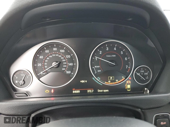 2015 BMW 3 Series 335i xDrive with VIN WBA3B9G55FNR93758, listed as a Copart auction lot 69772314 with 84,689 mi miles and Salvage Title. Bid and sale history available at carsss.com. Image 9.