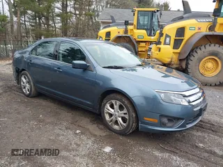 2012 Ford Fusion SE with VIN 3FAHP0HA4CR272590, listed as a IAAI auction lot 42011280 with 81,793 mi miles. Bid and sale history available at carsss.com. Image 1.