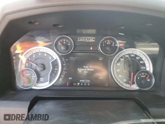2014 Ram 2500 SLT with VIN 3C6UR5JL5EG229720, listed as a Copart auction lot 53374185 with 325,301 mi miles and Clean Title. Bid and sale history available at carsss.com. Image 9.