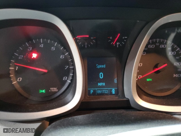 2010 Chevrolet Equinox LT w/1LT with VIN 2CNFLEEW3A6380600, listed as a Copart auction lot 50387475 with 91,722 mi miles and Clean Title. Bid and sale history available at carsss.com. Image 9.