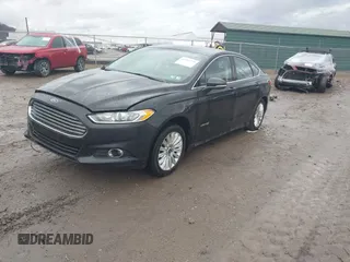 2015 Ford Fusion SE Hybrid with VIN 3FA6P0LU1FR289246, listed as a IAAI auction lot 41733229 with 125,195 mi miles. Bid and sale history available at carsss.com. Image 2.