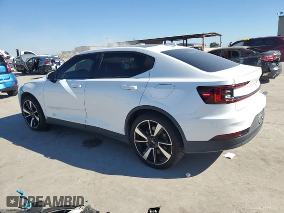2022 Polestar 2 with VIN LPSED3KA2NL056361, listed as a Copart auction lot 72074604 with 30,566 mi miles and Salvage Title. Bid and sale history available at carsss.com. Image 2.