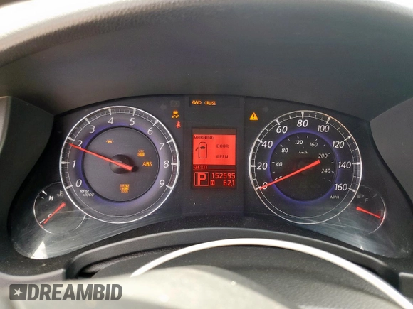 2008 Infiniti EX Journey with VIN JNKAJ09F18M359305, listed as a Copart auction lot 50823165 with 152,595 mi miles and Salvage title. Bid and sale history available at DreamBid. Image 9.