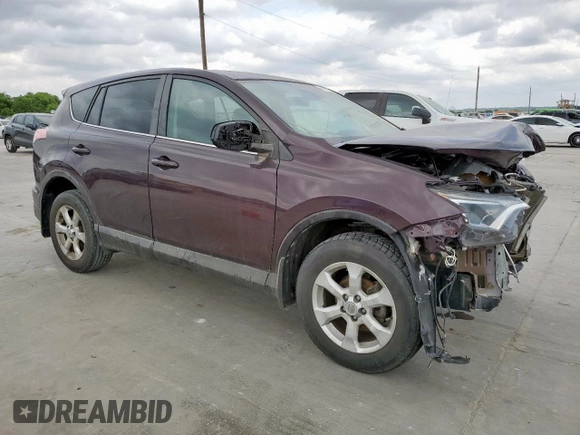 2018 Toyota RAV4 LE with VIN 2T3BFREV0JW713641, listed as a Copart auction lot 55113905 with 58,617 mi miles and Salvage Title. Bid and sale history available at carsss.com. Image 4.