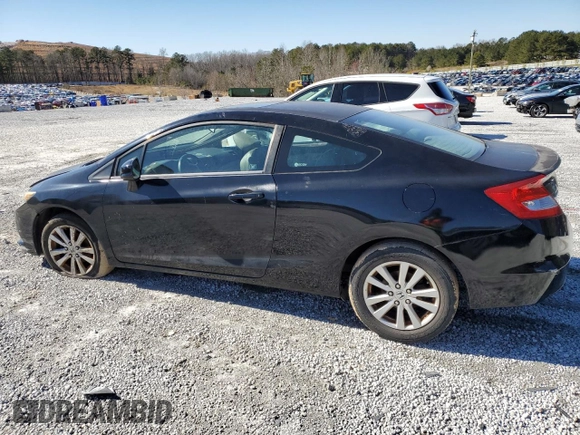 2012 Honda Civic Cpe EX-L with VIN 2HGFG3B10CH552841, listed as a Copart auction lot 48005335 with 190,780 mi miles and Clean Title. Bid and sale history available at carsss.com. Image 2.