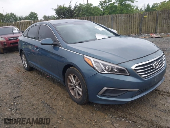 2015 Hyundai Sonata SE z VIN 5NPE24AF4FH074138, wystawiony jako IAAI lot #42332161 z przebiegiem 91 226 mil mil oraz . Historia ofert i sprzedaży dostępna na DreamBid. Obrazek 1.