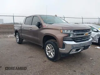 2019 Chevrolet Silverado 1500 LTZ with VIN 3GCUYGEL9KG228891, listed as a IAAI auction lot 41053828 with 61,684 mi miles and . Bid and sale history available at DreamBid. Image 1.