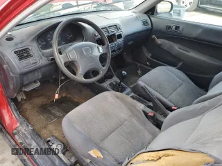 1997 Honda Civic DX with VIN 1HGEJ6124VL029577, listed as a Copart auction lot 87476864 with 210,802 mi miles and Clean Title. Bid and sale history available at carsss.com. Image 8.