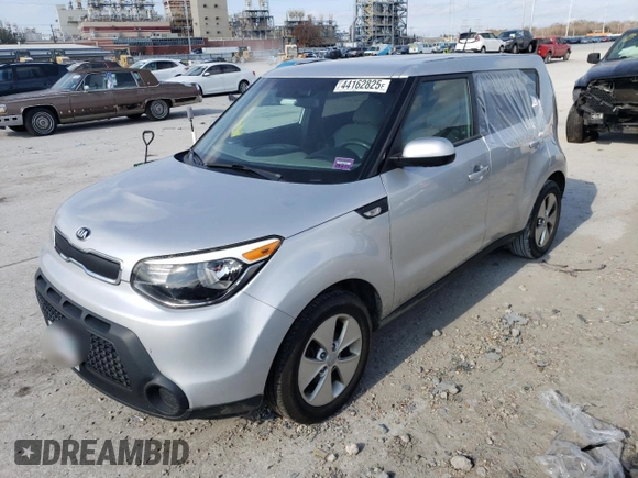 2014 Kia Soul with VIN KNDJN2A25E7737775, listed as a Copart auction lot 44162825 with 0 mi miles and Salvage Title. Bid and sale history available at carsss.com. Image 1.
