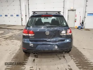 2013 Volkswagen Golf TDI w/Sunroof & Nav z VIN WVWNM7AJ6DW040886, wystawiony jako Copart lot #81915724 z przebiegiem 186 427 mil mil oraz Szkoda całkowita • Salvage title. Historia ofert i sprzedaży dostępna na DreamBid. Obrazek 6.
