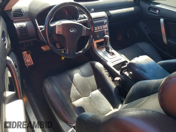 2005 Infiniti G35 Coupe with VIN JNKCV54E35M409223, listed as a Copart auction lot 76529324 with 131,992 mi miles and Salvage Title. Bid and sale history available at carsss.com. Image 8.