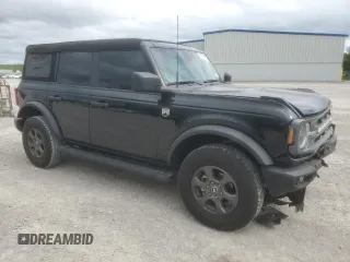 2024 Ford Bronco Big Bend z VIN 1FMDE7BH0RLA72175, wystawiony jako Copart lot #61061865 z przebiegiem 10 842 mil mil oraz Szkoda całkowita • Salvage title. Historia ofert i sprzedaży dostępna na DreamBid. Obrazek 4.