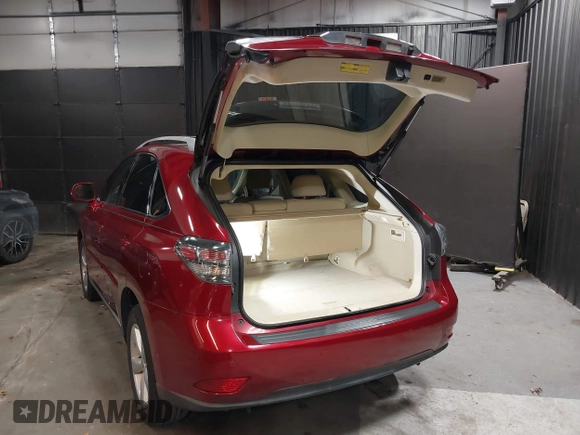 2012 Lexus RX 350 with VIN JTJBK1BAXC2447441, listed as a IAAI auction lot 41704878 with 258,818 mi miles and . Bid and sale history available at DreamBid. Image 3.