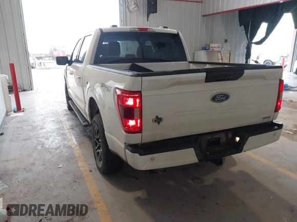 2023 Ford F-150 XL with VIN 1FTEW1EPXPKF97673, listed as a IAAI auction lot 41349562 with 35,687 mi miles. Bid and sale history available at carsss.com. Image 3.