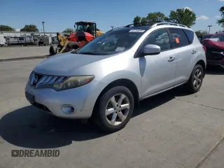 2009 Nissan Murano SL with VIN JN8AZ18U99W106856, listed as a Copart auction lot 51744835 with 259,999 mi miles and Clean Title. Bid and sale history available at carsss.com. Image 1.